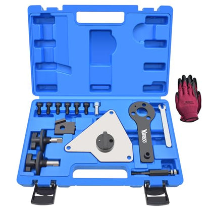 Engine Timing Tool Kit | Compatible with Alfa Romeo Lancia Delta Chrysler Delta Dodge Dart Jeep Compass Renegade Fiat Multiair 1.4 Engine, with Gloves