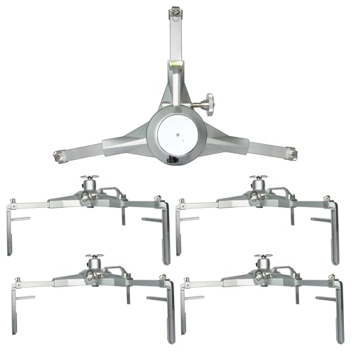 Wheel Alignment Tire Clamp, 18.5"–43.3" Tire OD Range, Magnetic Adapter Plate for Camber & Caster Gauges, Wheel Alignment at Home (4 Pack) - size: Tire Clamp (4 Sets)