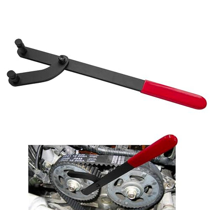 Universal Camshaft Pulley Holder Tool Camshaft Pulley Removal Tool Cam Pulleys Holder Cam Sprocket Holding Tool Compatible with Dodge Audi Chrysler Ford GM Honda Mazda Nissan Toyota Volvo