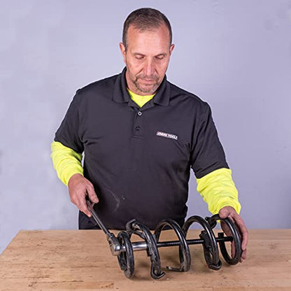 OEMTOOLS 37200 Coil Spring Compressor, Compress Coil Springs on All Passenger Trucks & Autos, Safety Tool for Installing & Removing Coil Springs, Fits Most Macpherson Coil Springs