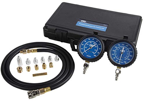 OTC 5610 Professional Transmission and Engine Oil Pressure Tester Kit - Capable of Both Static and On-Road Testing