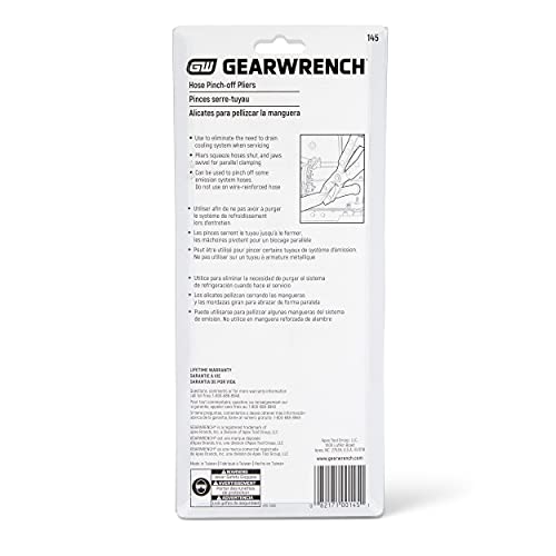 GEARWRENCH Automatic Locking Ratcheting Hose Pinch Off Pliers | 145