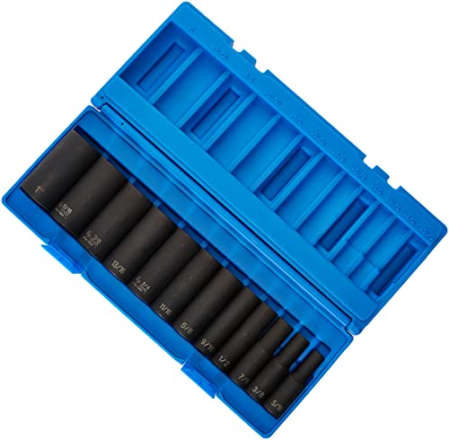 Grey Pneumatic (1213D) 3/8" Drive 12-Piece Deep Socket Set - style: 12 Piece Deep Set