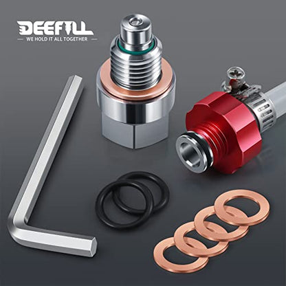 Magnetic Stainless Steel Oil Drain Valve - M12 x 1.25 Oil Pan Drain Plug No Mess, Clean & Safe Oil Changes Compatible with Toyota, Lexus, Nissan, Infiniti and More Select Models - size: M12 x 1.25
