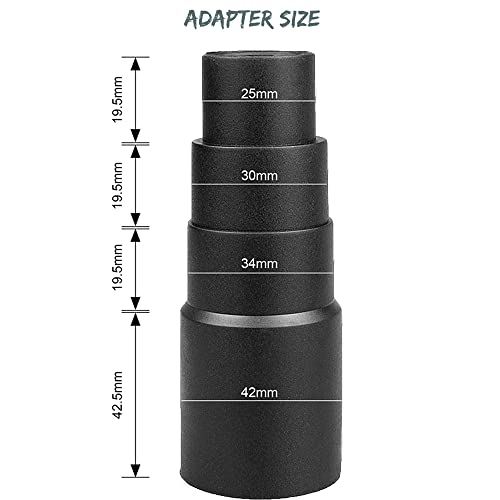 Vacuum Attachments, 1 1/4" Vacuum Cleaning Tools Kit for Shop Vac Accessories with 32mm/ 1.25" Extension Wands, Vacuum Hose Adapter and Crevice Tool, 8 Pack
