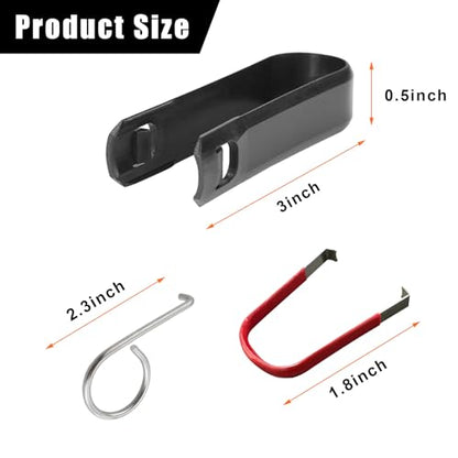 3PCS Car Wheel Hub Bolt Nut Cover Removal Tool, 3 Type Wheel Lug Cap Removal Tool Set, Universal Nut Caps Lug Puller & Bolt Cap Removal Tool Hook, Car Accessories for Most Vehicles