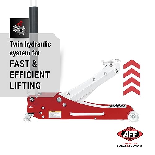 AFF 2 Ton Wrecker Service Jack, Lightweight Anodized Aluminum Frame, Double Pumper Technology, 208 - size: 2 Ton Capacity