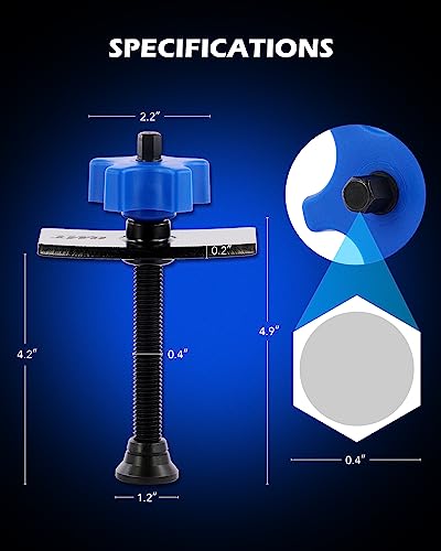 Orion Motor Tech Heavy Duty Brake Pad Spreader, Disc Brake Pad Tool Brake Piston Compressor Tool, Universal Brake Piston Tool with Solid Steel Swivel Joint for Car Light Truck with Caliper Hangers - size: Advanced