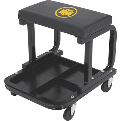 Northern Tool & Equipment Wide Mechanic's Roller Seat, 400-Lb. Capacity | Steel, Stable vehicle service, Controlled lifting and positioning, Professional garage use, Easy setup, Durable construction - size: 400 Pounds