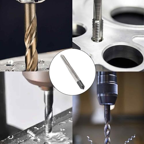 M6 x 1.0 Left Hand Metric Tap and Die Set, High Speed Steel Threading Kit for Reverse Thread Repair and Machining - size: M6 x 1.0