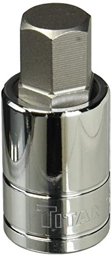Titan 15616 1/2-Inch Drive x 16mm Hex Bit Socket - size: 16mm