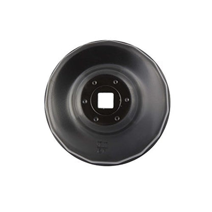 Steelman Low Profile Oil Filter Cap Wrench Socket 80mm and 82mm x 15 Flute, ⅜-inch Drive, Heavy Duty Chrome Vanadium Steel - size: 80 Millimeter and 82 Millimeter x 15 Flute