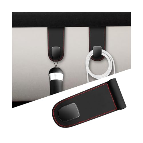 Mandark Car Co-Pilot Glovebox Hooks, Anti-Scratch Auto Co-Pilot Glove Box Hanger, Vehicle Interior Storage Organizer Accessories for Handbags Purses Coats, Universal for RV, SUV, Truck (Black-1) - color: Black-1