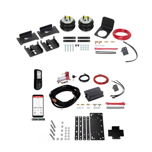 TrendsAuto Firestone Airide Rear Ride-Rite Air Spring Kit and Dual Path Standard Compressor Kit fits 2019-2023 Ranger w/o In-Bed Hitch (Does not fit Raptor Model) | Includes TrendsAuto Decal - size: 2019-2023, style: Dual Path