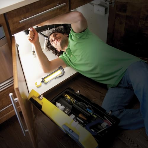 STANLEY BB24PS 650 Lumen Rechargeable LED Bar Light - w/USB Cord,Power in/Power Out Capability - style: 650 Lumen