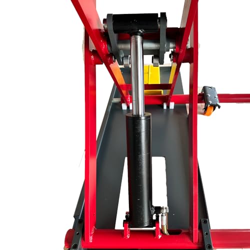 KT-X77 7000 lbs Scissor Lift - 110V Portable Car Lift for Cars SUVs Light Trucks, 39.37" Max Height, Heavy Duty Quick Jack Adjustable for Garage Shop, Fit Low-Profile Cars