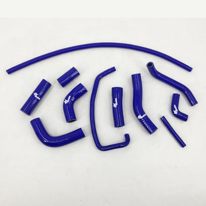 Fit 2006-2020 Yamaha YZF R6 YZFR6 2007 2008 2017 2018 Silicone Radiator Coolant Cooling Hoses Kit 3-Plyer Blue - color: Blue