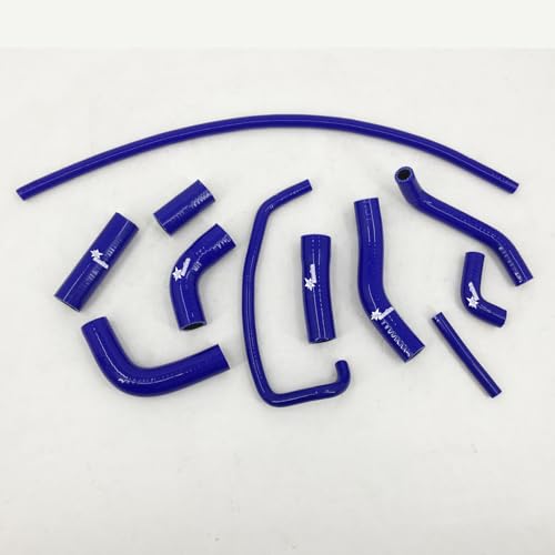 Fit 2006-2020 Yamaha YZF R6 YZFR6 2007 2008 2017 2018 Silicone Radiator Coolant Cooling Hoses Kit 3-Plyer Blue - color: Blue
