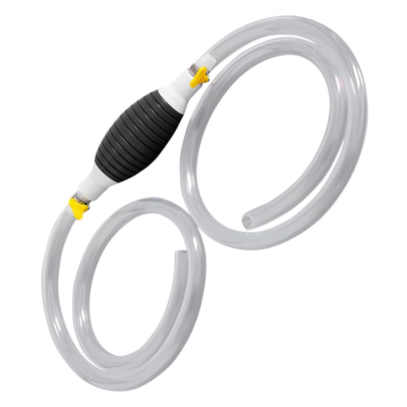 Manual Siphon Pump Kit with 1.5M Hose Hand Fuel Transfer Pump for Gas Gasoline Oil Water Urea Fluid Car Truck Motorcycle Emergency Liquid Extractor Tool