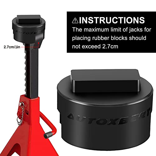 AUTOXBERT Jack Pad Stand Adapter Car Axle Jack Stands Floor Jack Pad Fits for BMW 3 4 5 Series E46 E90 E39 E60 E91 E92 X1 X3 X5 New - size: 1Pc