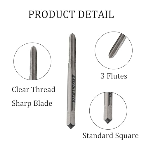 M3.5 x 0.6 Left Hand Metric Tap and Die Set, High Speed Steel Threading Kit for Reverse Thread Repair and Machining - size: M3.5 x 0.6