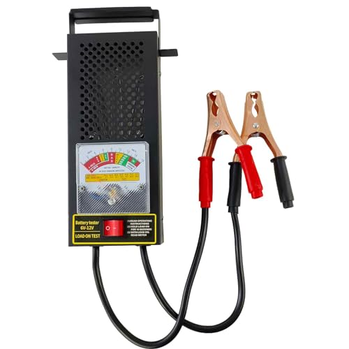 Battery Load Tester, Car Battery Tester and Voltage Tester, Automotive Battery Load Checker 12V 100A / 6V 50A
