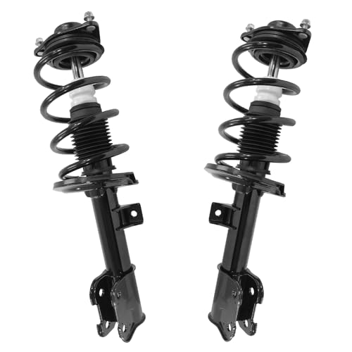 Detroit Axle - 2pc Front Struts for 2013 2014 Hyundai Santa Fe Sport, Complete Struts with Coil Spring Assembly Replacement Suspension Shocks - size: 11363_11364/Pair