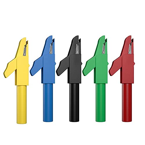 Test Lead Kit 25pcs Alligator Clip to 4mm Banana Plug Test Probe Back Probes Kit Test Pins for Automotive Repair Diagnosis Tools Set JT8006 - size: 25pcs
