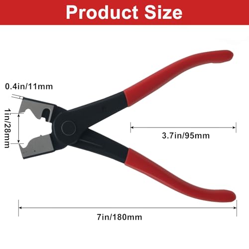 CV Boot Clamp Pliers, Clic R Clamp Pliers with Spring Gate Design & Non-Slip Handles for Automotive EVAP/Fuel System Repairs