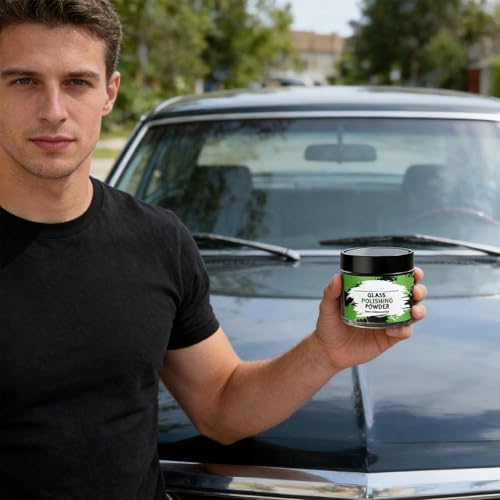 Window 100g Windshield Cleaning Powder | Glass Cleaning Restorer for Outdoor Garage Vehicle Car Truck SUV RV Sedan