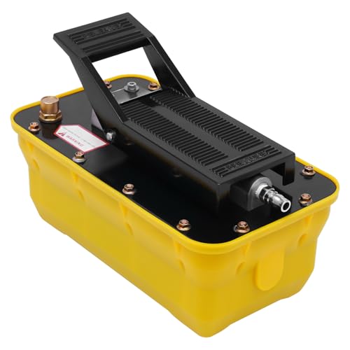 10000PSI Hydraulic Tire Bead Breaker & 70Mpa Hydraulic Foot Pump Kit, Heavy-Duty Steel Tire Change Repair Bead Breaker Tool with Air Hose for Farm, Tractors, Buses, Lawn Mowers, ATV