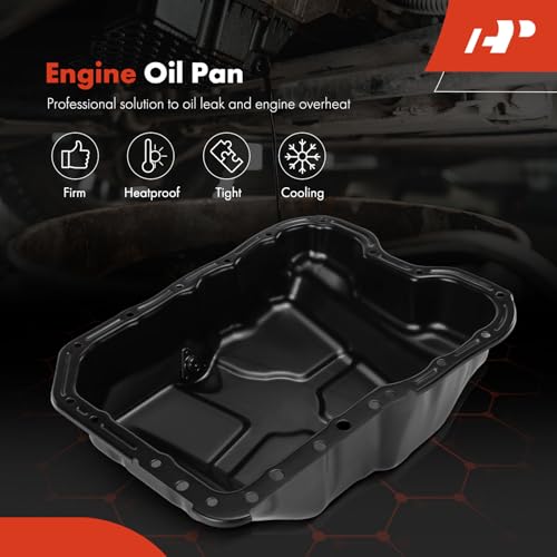 A-Premium Engine Oil Pan with Gasket Compatible with Jeep Patriot Compass Dodge Avenger Caliber Journey Chrysler 200 Cirrus Sebring L4 2.0L 2.4L - style: Oil Pan with Gasket