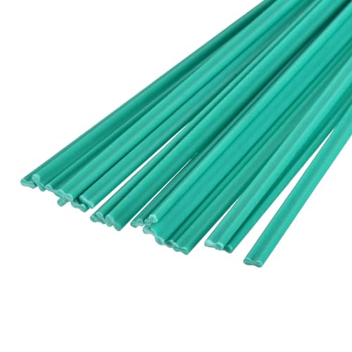 MECCANIXITY 20pcs 8 Inch Plastic Welding Rods PVC Welding Strips Welder Rods for Plastic Welder,Car Bumper, Kayak Repair, Green - color: Green, size: 8 Inch