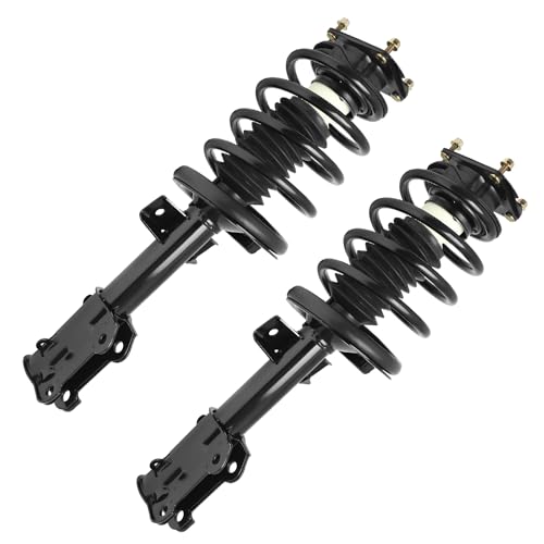 Detroit Axle - 2 Front Struts for 2011 2012 2013 2014 Ford Mustang [Excludes Performance Suspension], Struts with Coil Spring Assembly Replacement Suspension - size: 11930x2/Pair