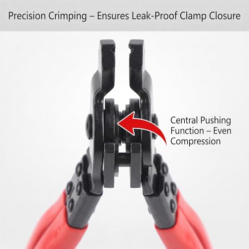 EVGATSAUTO ATV Front Boot Repair Kit, Universal Carbon Steel Ear-type CV Boot Clamp Plier Kit for All Earless Type CVJ Boots Clamps