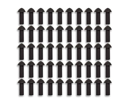 Stop & Go 5075 Mushroom Plug Tire Repair for Punctures and Flats - 1" Length x 5/16" Shaft Diameter - 50 Pack (Plugs Only) - size: 1" Length x 5/16" Shaft Diameter - 50 Pack