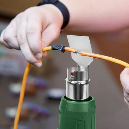 Excited Work 1500W Heat Gun, Fast Heat Hot Air Gun Kit with 662℉ & 1022℉ Dual-Temperature Settings, 4 Nozzles for Shrink Wrapping, Stripping Paint, Resin, Crafts