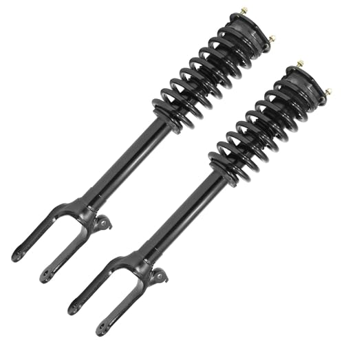 Detroit Axle - Front Struts for 2006-2013 Mercedes-Benz R350 R320 R500 [Excludes Air Suspension], 2007 2008 2009 2010 2011 2012 Complete Struts with Coil Spring Assembly Replacement - size: 11720x2/Pair