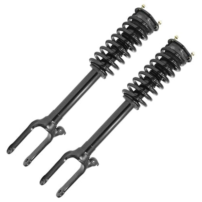 Detroit Axle - Front Struts for 2006-2013 Mercedes-Benz R350 R320 R500 [Excludes Air Suspension], 2007 2008 2009 2010 2011 2012 Complete Struts with Coil Spring Assembly Replacement - size: 11720x2/Pair