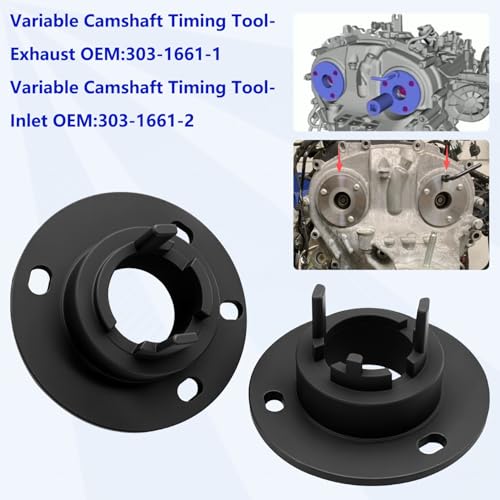 ZKTOOL Camshaft Timing Crankshaft Locking Tool Compatible with Ford 1.0L Ecoboost Latest Version Petrol Engine from 2018 Replace 303-1661, 303-1643, 303-018, 303-1604, 303-732, 303-1603