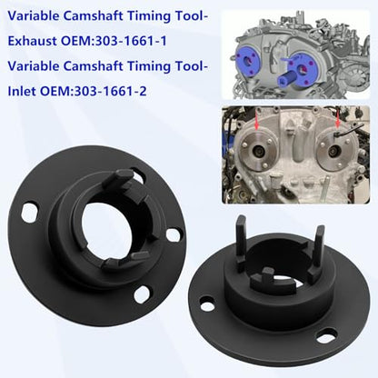 ZKTOOL Camshaft Timing Crankshaft Locking Tool Compatible with Ford 1.0L Ecoboost Latest Version Petrol Engine from 2018 Replace 303-1661, 303-1643, 303-018, 303-1604, 303-732, 303-1603