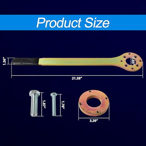 499977000 Crank Pulley Tool Kit Screw Wrench Holder Compatible with Subaru | Compatible with Impreza EJ, Legacy, Outback, Forester XT, Baja, SVX, Saab 9-2X, Replaces 499977100/300/400, Steel