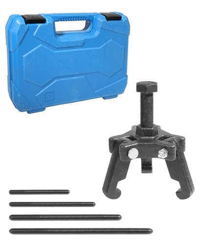bylikeho Harmonic Balancer Puller Kit,Harmonic Damper Pulley Puller,Automotive Specialty Tools,Car Accessories Adjustable 3-Jaw Puller for Harmonic Balancer Removal,Compatible with GM and More