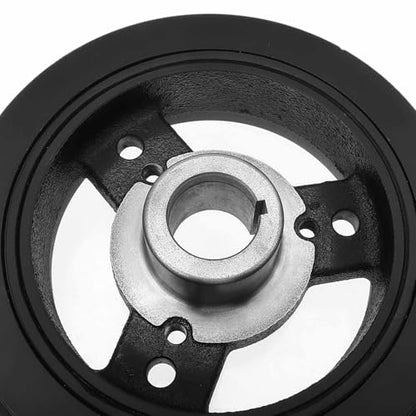 A-Premium Engine Harmonic Balancer Crankshaft Pulley - OHV L6 4.0L - Compatible with Jeep Vehicles - 1987-2006 - Cherokee, Grand Cherokee, Comanche, Wagoneer, Wrangler, TJ, for# 33002920AB, 33002920