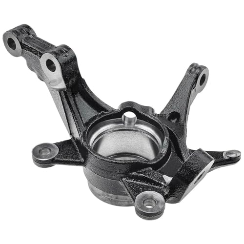 Detroit Axle - 3pc Front Right Knuckle Kit for 2014 2015 2016 2017 Hyundai Accent, Passenger Side Steering Knuckle, Wheel Hub Assembly, Wheel Bearing Replacement - size: 3UW471942/Kit
