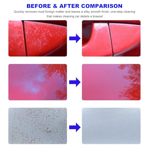 Clay Towel, 12"×12" Fine Grade Microfiber Clay Bar Alternative Scratch-Free Cloth, Auto Detailing Clays Towel for Enhancing Paint Gloss Improving Wax Sealant Bonding - color: 1pc