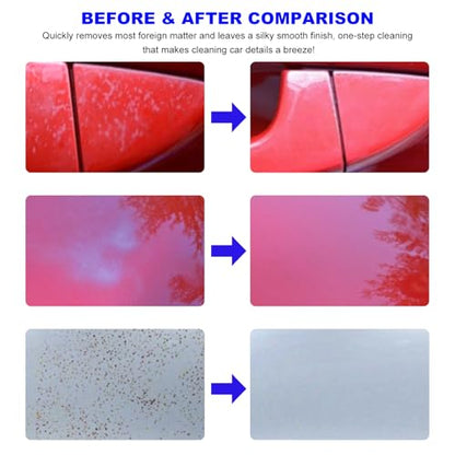 2 PCS Clay Towel, 12"×12" Fine Grade Microfiber Clay Bar Alternative Scratch-Free Cloth, Auto Detailing Clays Towel for Enhancing Paint Gloss Improving Wax Sealant Bonding - color: 2pcs