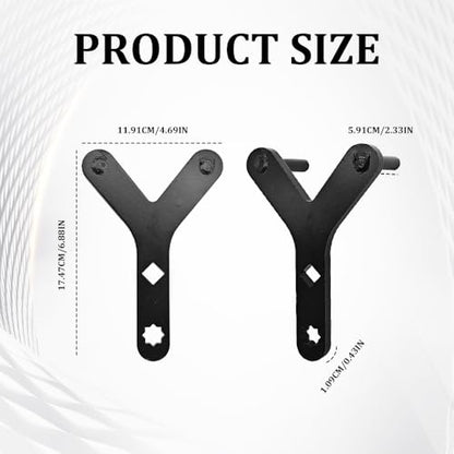 Lower Control Arm Prying Tool, Control Arm Bushing Tool, Automotive Suspension Specialty Bushing Pry, Car Accessories Lower Ball Joint Pry Compatible with a 1/2" Drive Extension Breaker Bar