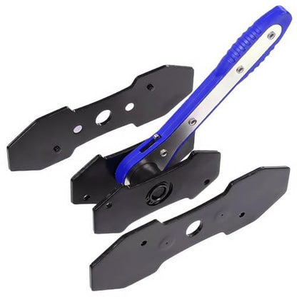 G-PLUS Blue 360° Brake Caliper Press Tool with 2 Groups Steel Plates | Ratchet Piston Spreader Automotive Tools Car Brake Repair & Instalation,4 in 1 Universal Disc Ratchet Brake Caliper Tool - color: Blue(Seller delivery)