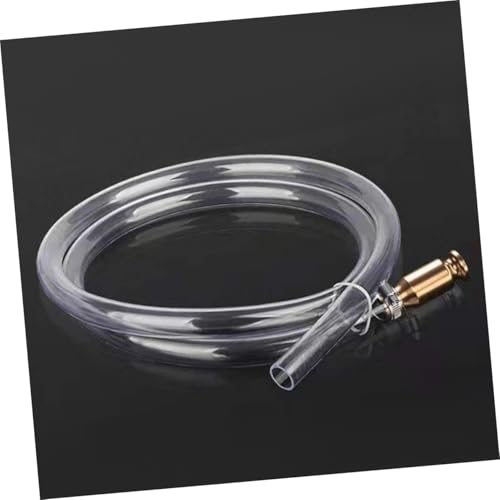 BESTOYARD 1set Automatic Siphon Pump Transfer Hose for Oil and Water Extraction Complete Kit Clamp and Connector for Automotive Maintenance